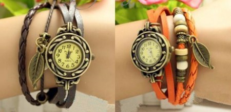Reloj Trenzado Pluma